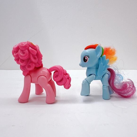 My Little Pony Mini Pinkie Pie, Rainbow Dash 2013,2015 Hasbro Pink Horse Toy MLP - Picture 4 of 7